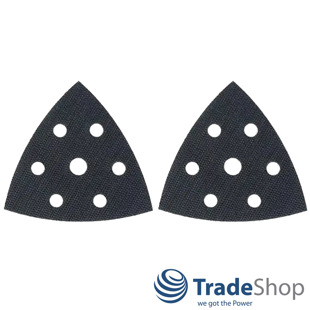 2x Ersatzklett 93x93x93mm selbstklebend Dreieck für Bosch PDA 100, PDA 120 uvm.