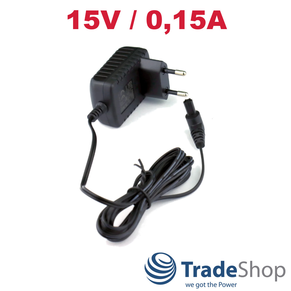 15V 0,15A Netzteil Ladegerät für Black & Decker DVA315 WDA315 ersetzt N494247