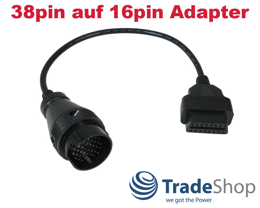 38Pin Mercedes Benz ODB Diagnose Adapter für OBD-509/OBD-702/OBD2000/PS-100
