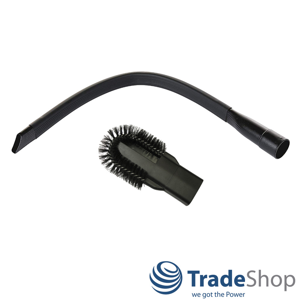 Flexible Fugen-Düse für 30mm bis 37mm Ø Staubsauger inkl. Bürstenaufsatz