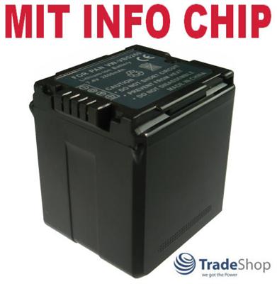 Akku 2800mAh für Panasonic VW-VBG260 VW-VBG070/E-K, VW-VBG130/E-K, mit Info Chip