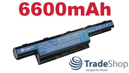 AKKU für Acer Gateway Packard Bell eMachines Geräte 6600mAh