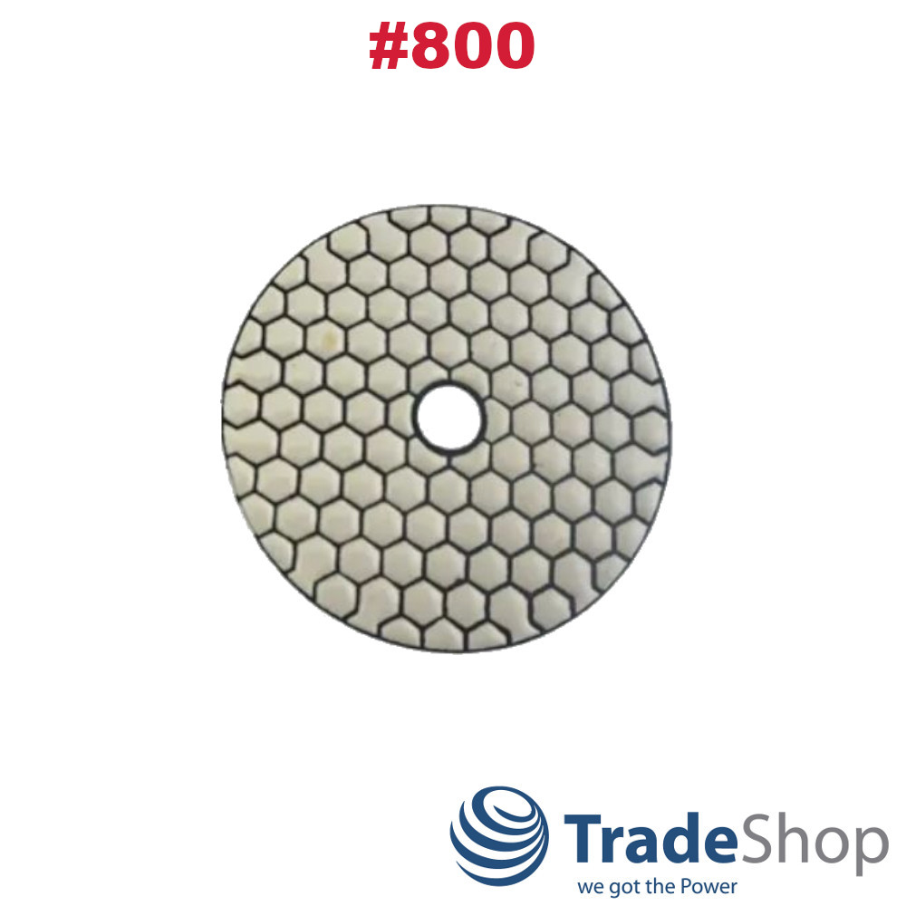 100mm Diamant Schleifscheibe Polierscheibe #800 für Beton, Naturstein, Granit