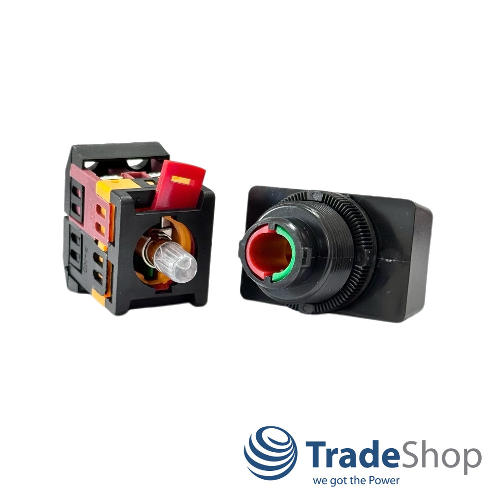 PPBB-30N PPBB/131(e)VZ Tastenschalter 220V Ein Aus mit Rot/Grün LED-Beleuchtung