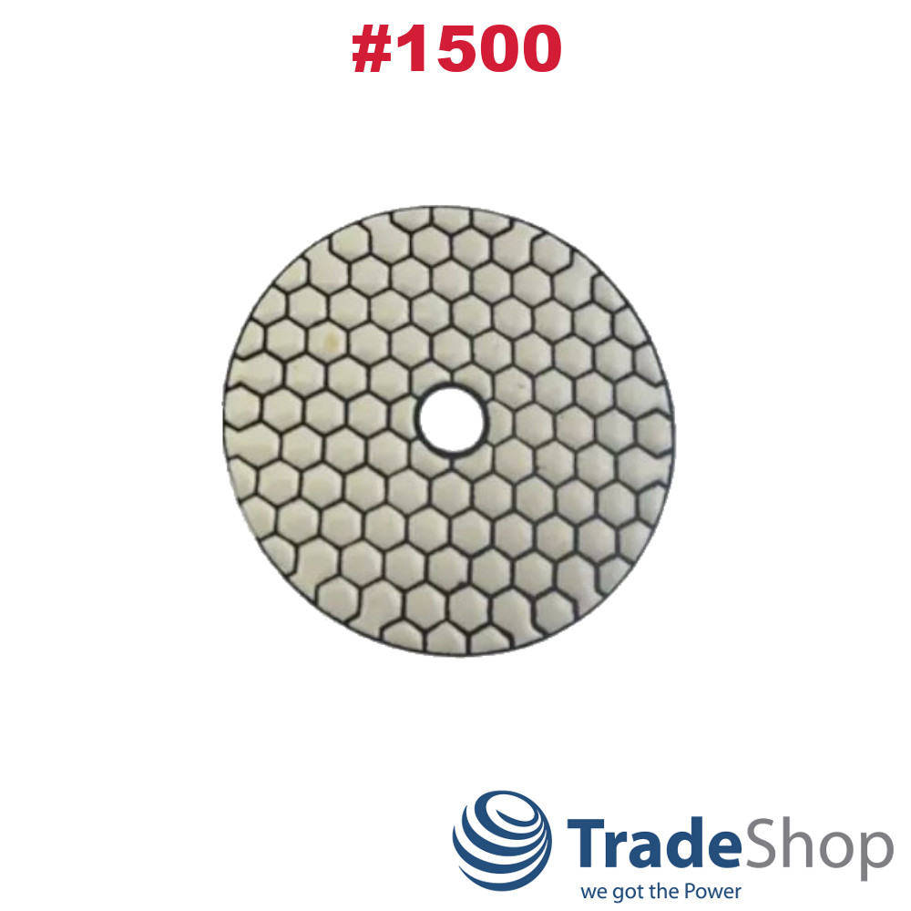 100mm Diamant Schleifscheibe Polierscheibe #1500 für Beton, Naturstein, Granit