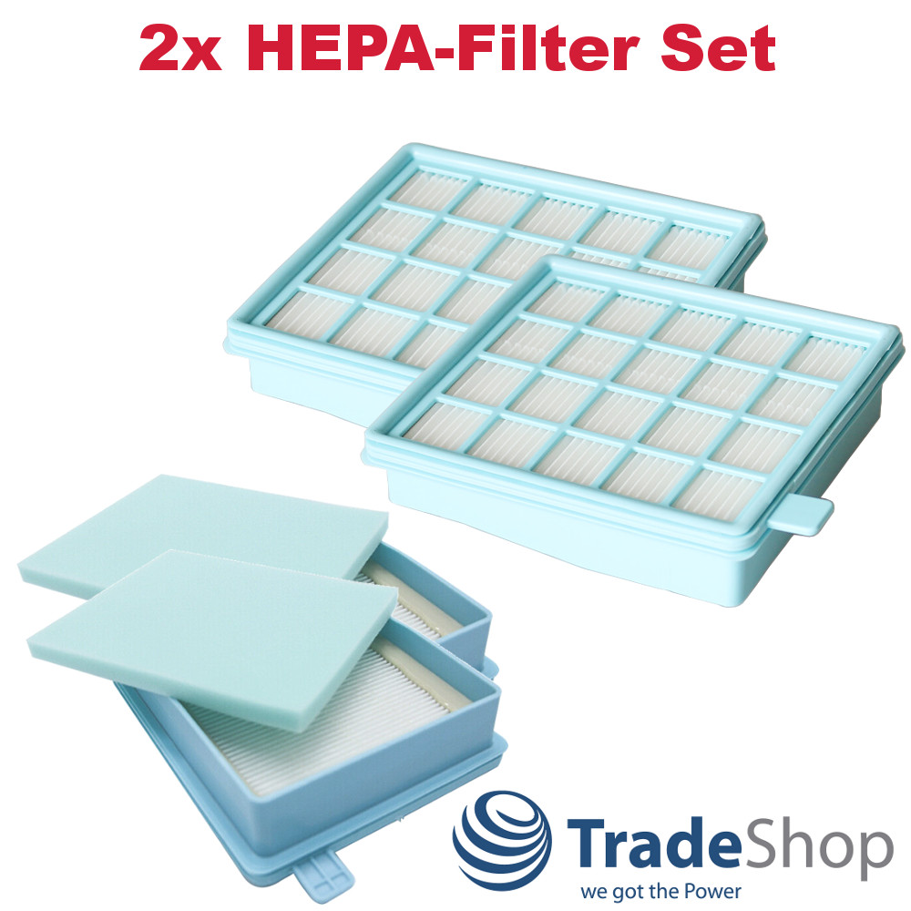 2x HEPA-Filter Abluft ersetzt 432200493801 für Philips FC8470