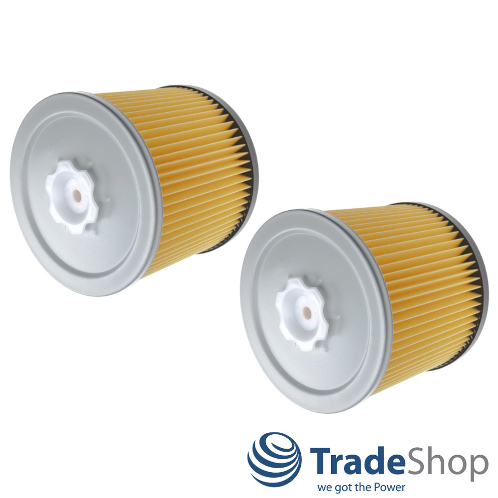 2x Ersatz-Patronenfilter für Bosch GAS 12-30 F, PAS 11-25, PAS 12-50 F, PAS 850