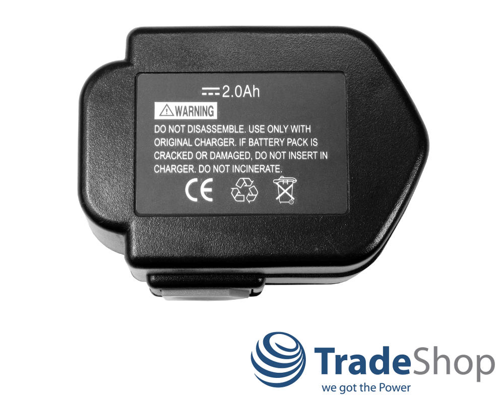AKKU 12V 2000mAh ersetzt AEG Milwaukee 4932353639 49323604 932353640