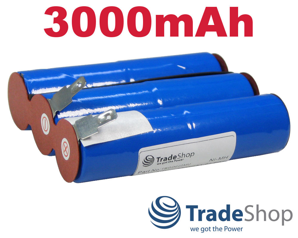 AKKU 3000mAh 7,2V Ni-MH für Gardena Accu 6 Accu6