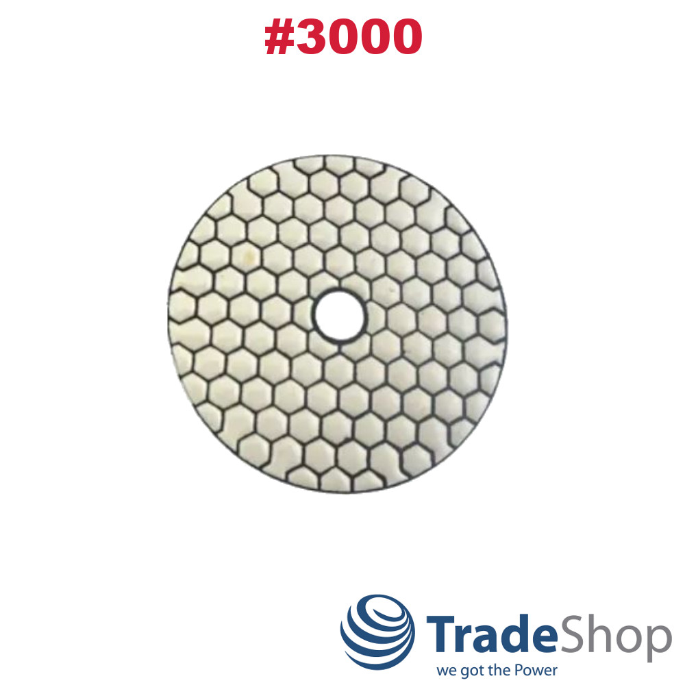 100mm Diamant Schleifscheibe Polierscheibe #3000 für Beton, Naturstein, Granit