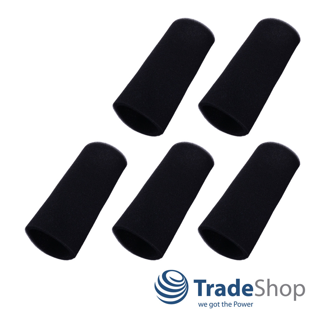 5x Schaumstofffilter Staubsaugerfilter für Bosch BBH51830/01 BBH51840/01