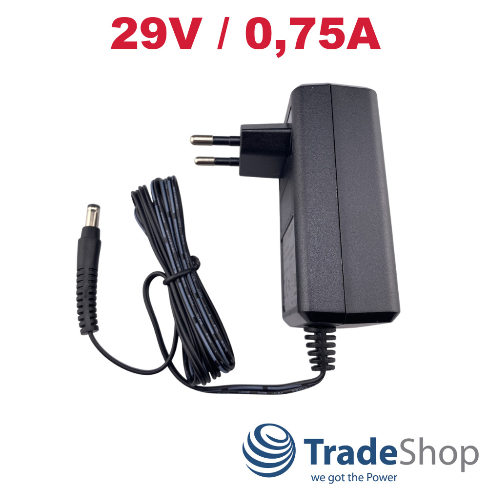 Netzteil Ladegerät 29V/750mA für Rowenta RS-RH5664 SSC-290075EU