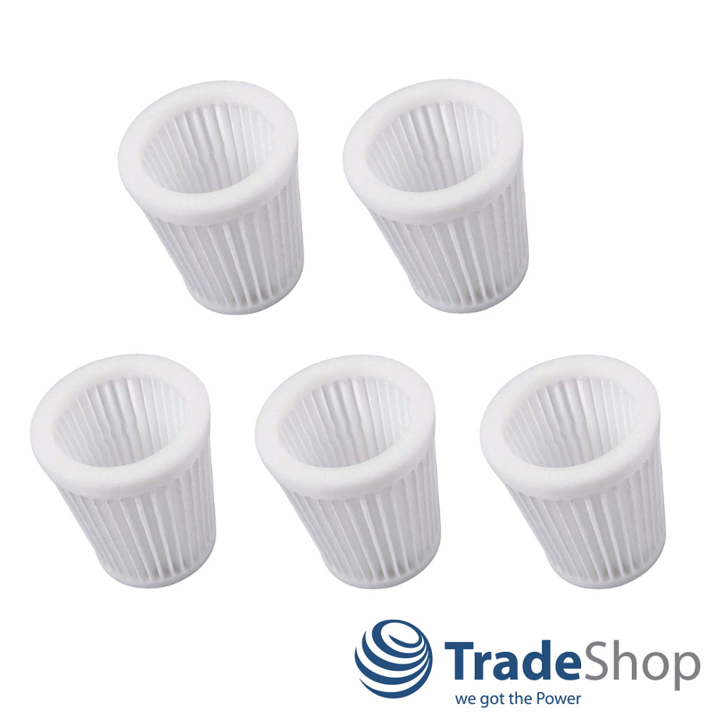 5x HEPA-Filter für Bosch GAS 14.4v, GAS 18 V-LI, PAS 18 LI Staubsauger