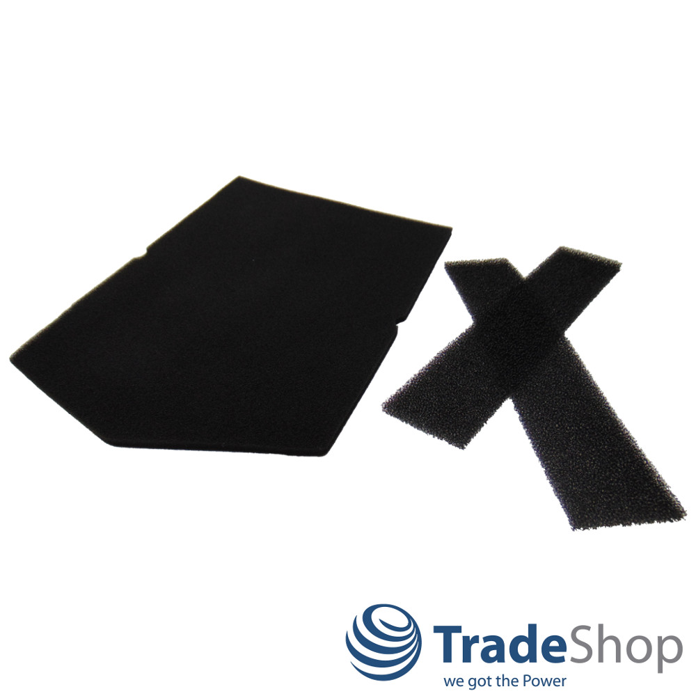 Filter-Set Ersatzfilter Schwammfilter für Miele T8000WP EcoCare ersetzt 7358901