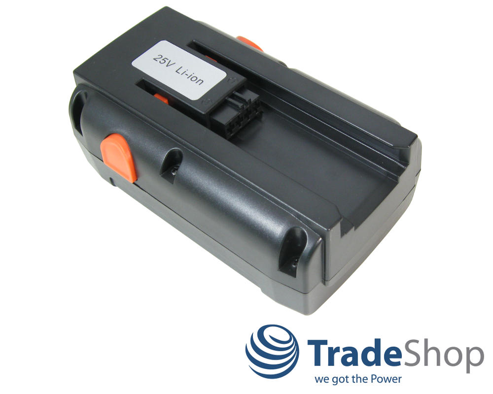 2x AKKU 25V 4000mAh Li-Ion für Gardena Spindelmäher 380LI 380C  380EC uvm