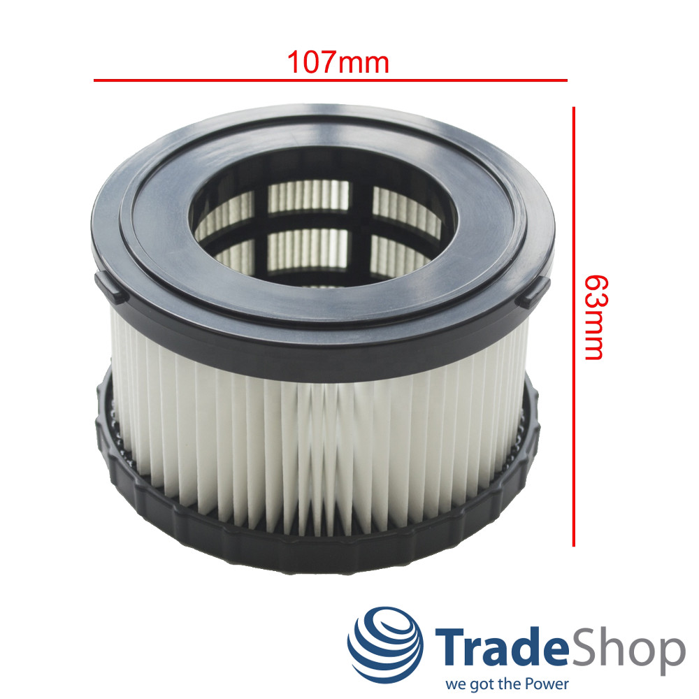 2x HEPA-Filter Staubfilter für Dewalt DCV517N DC515 DCV517N-XJ ersetzt DV5151H