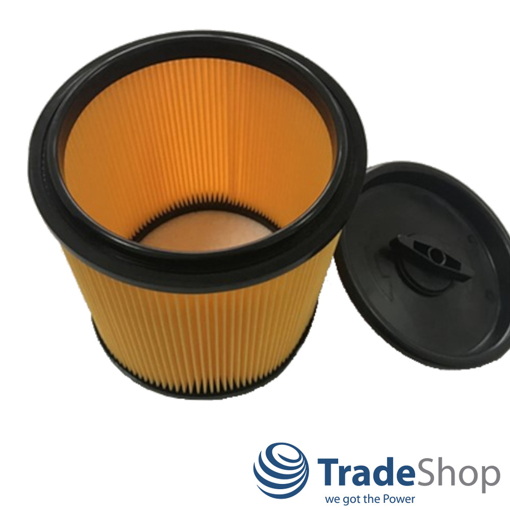 Faltenfilter mit Verschlussdeckel für Parkside PNTS 1250 A1 1300 B2 1500 A1 uvm.