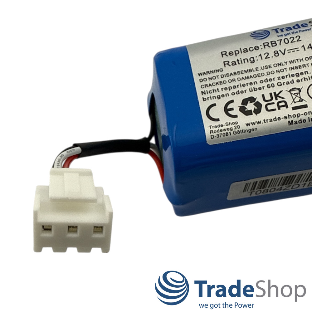 2x Li-Ion Akku 12,8V 1400mAh für Severin Chill RB 7022, RB 7025 ersetzt 4404048