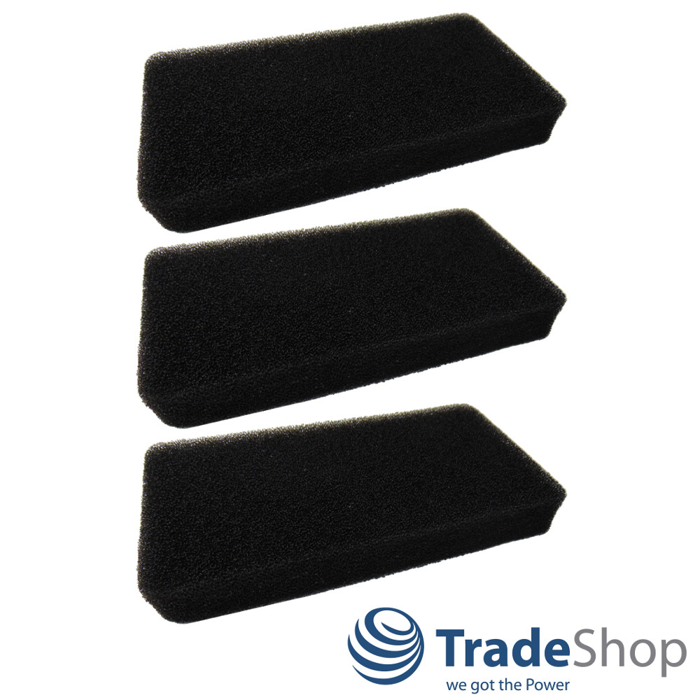 3x Ersatz Schwammfilter Schaumfilter für Gorenje SP10/320 D7462J D7465J D7465