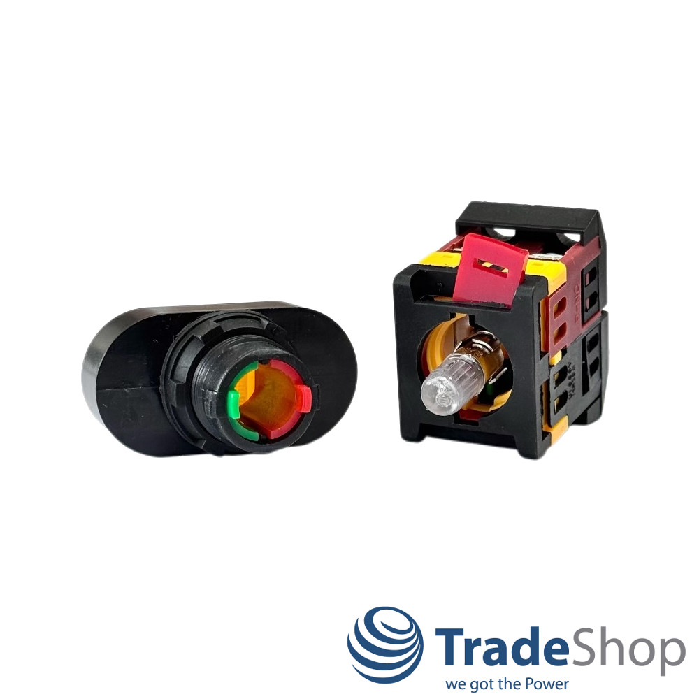 Start Stop mit Status LED-Licht 220V APBB-22 & 25N Druckschalter Elektrowerkzeug