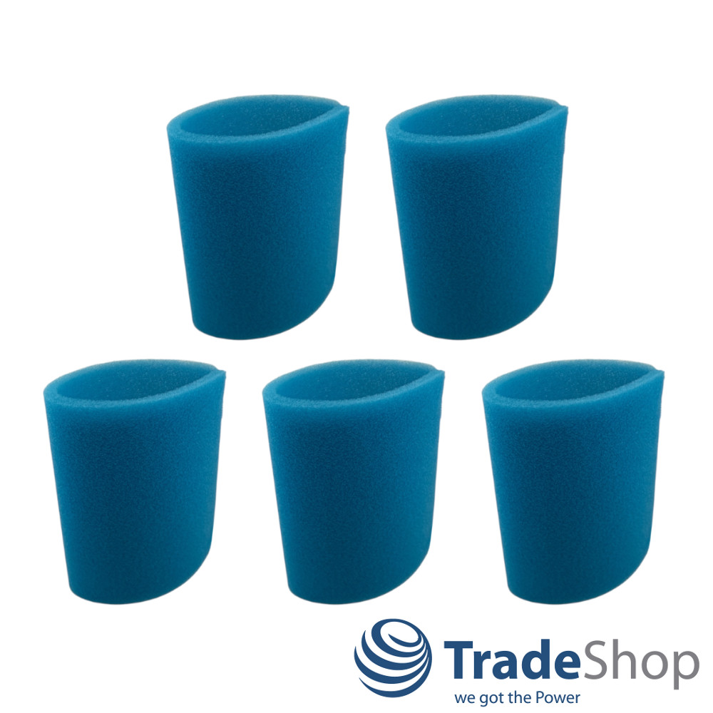 5x Nassfilter Schaumstoff-Filter für Lavor GB18 GBP20 GN18 GN22 GN32 GNX22 GNX32