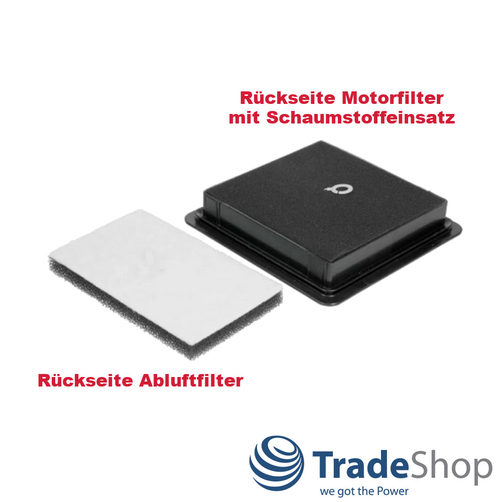 Luftfilter-Set für Philips XB2022, XB2023, XB2042, XB2062 ersetzt XV1220/01