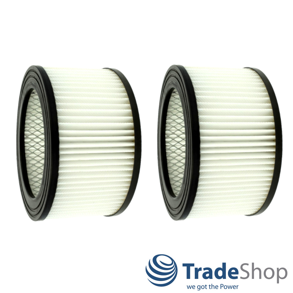 2x HEPA-Filter Lamellenfilter für TecTake 400930, GeKo 1650W,, VidaXL uvm.