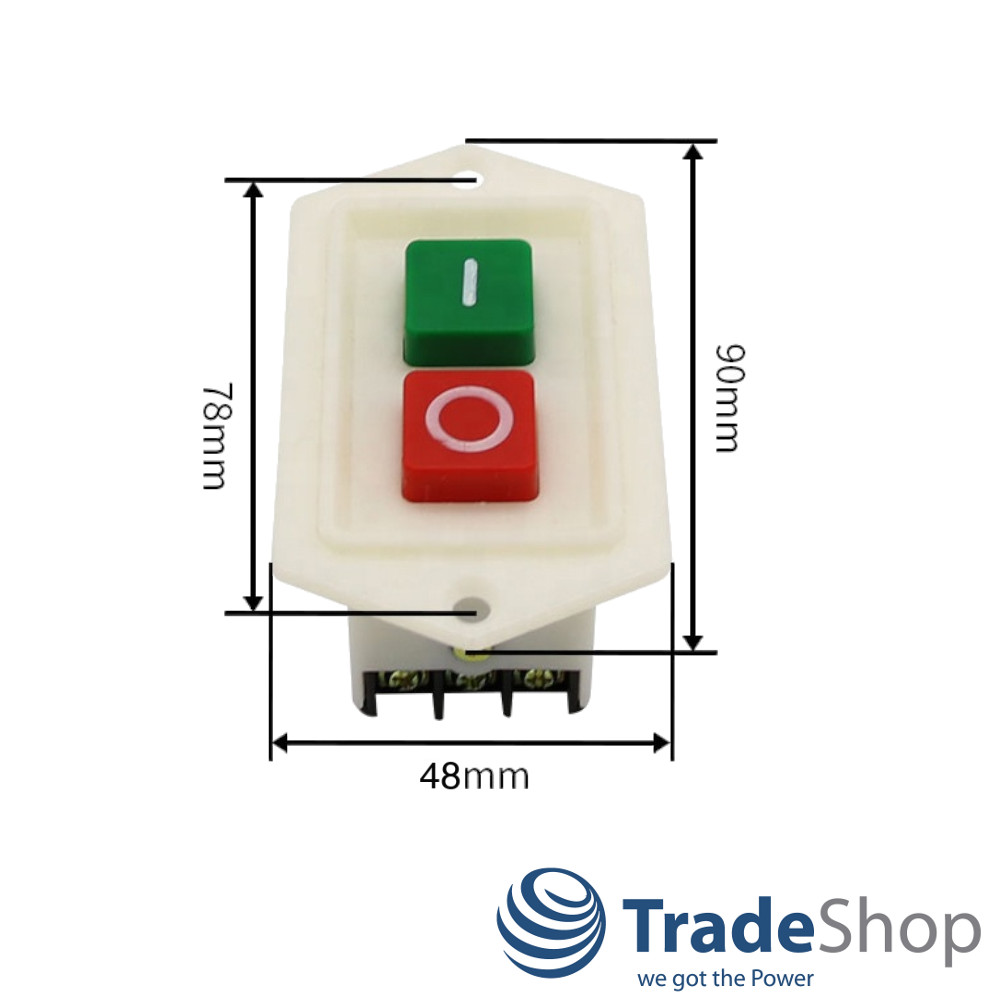 Start Stopp Schalter LC3-10A 220V 380V 10A Ein/Aus Druckschalter Elektrowerkzeug