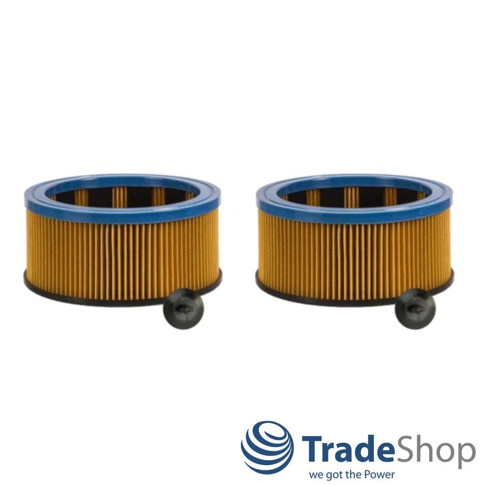 2x Faltenfilter für Metabo AS1200, AS 20 L, ASA 1201, ASA 32 L ersetzt 631753000