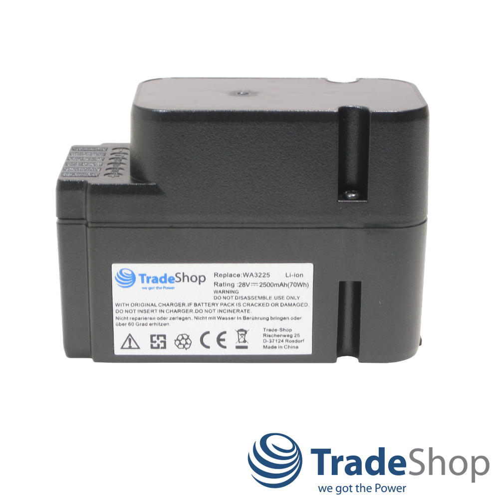 AKKU 28V 2500mAh Li-Ion für Worx Landroid M800 WG790E WG794E WG794EDC L1500i uvm