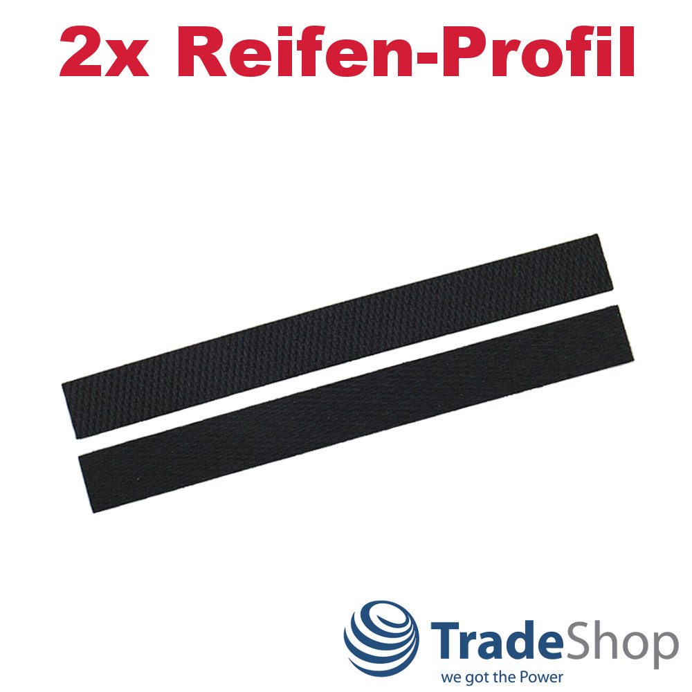 2x Ersatz Reifen-Profil für iRobot Braava 380T Saugroboter