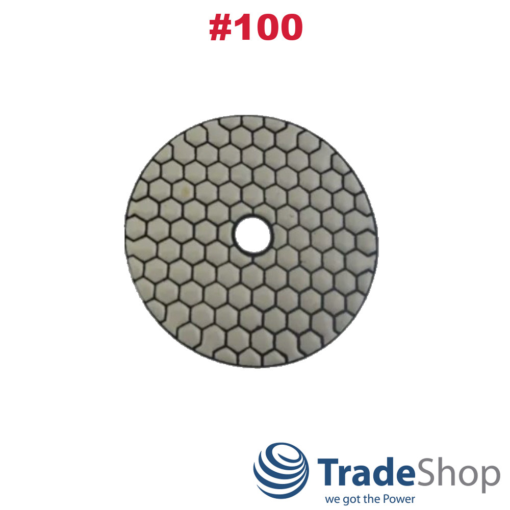100mm Diamant Schleifscheibe Polierscheibe #100 für Beton, Naturstein, Granit