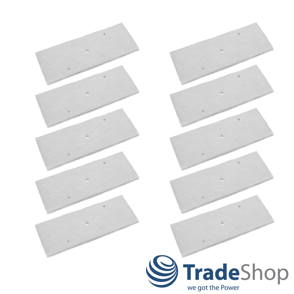 10x Ersatz Feinfilter Schwammfilter für Panasonic NH-P80 NH-P80G1 NH-P80G2