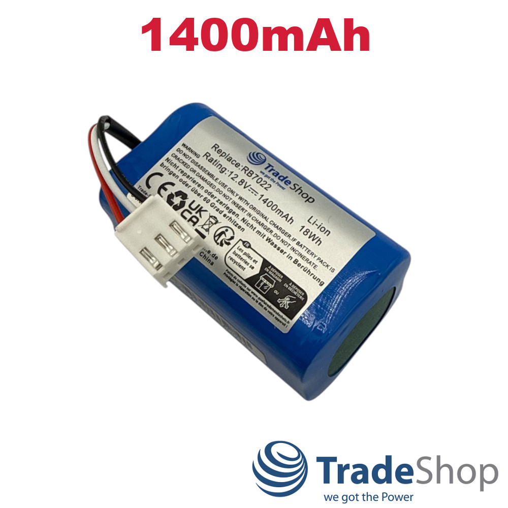 Li-Ion Akku 12,8V 1400mAh für Severin Chill RB 7022, RB 7025 ersetzt 4404048
