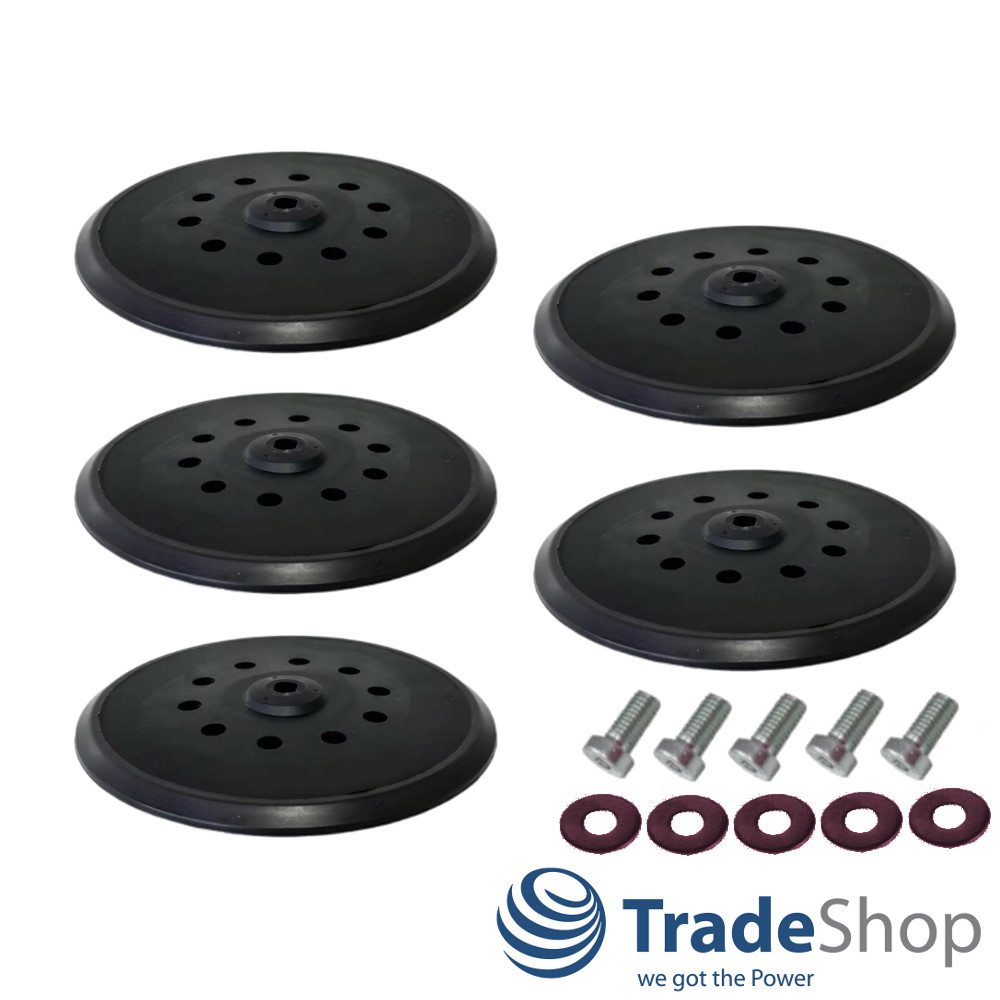5x Schleifteller Treibteller 225mm für FLEX Giraffe WST 700 VV, WSE 500, WSE 7