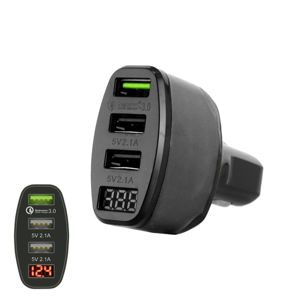 KFZ-Ladekabel Netzteil Ladegerät Adapter universal 3xUSB 3,6-6,5V 3A