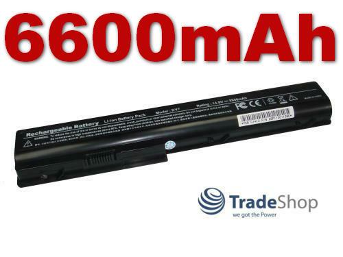 AKKU 6600mAh für HP Pavilion DV7 DV8 DV7t DV7 HDX18 HDX-X18 HSTNN-IB75 C50C uvm