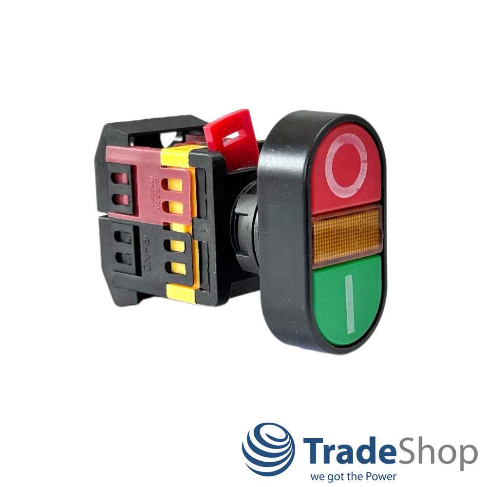 Start Stop mit Status LED-Licht 220V APBB-22 & 25N Druckschalter Elektrowerkzeug