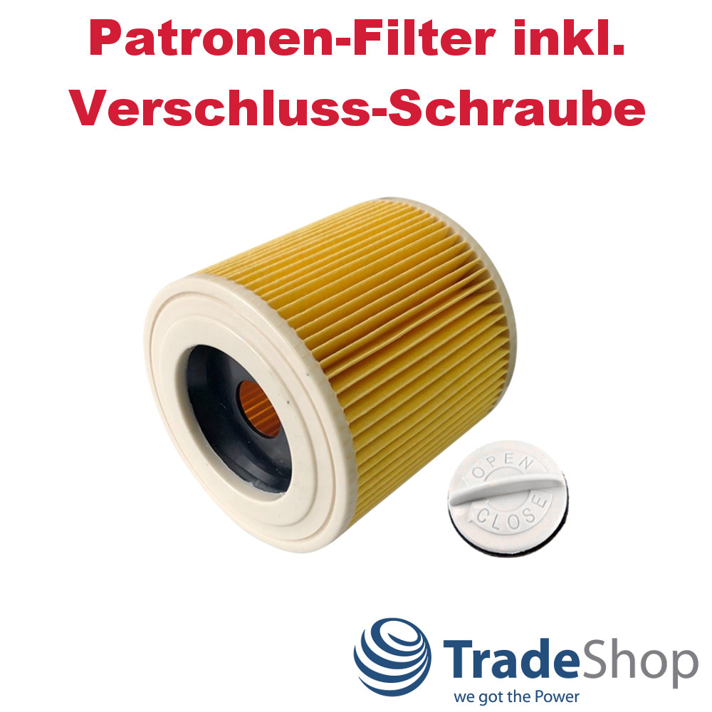 Patronen-Filter inkl. Verschlussschraube für Kärcher 6.414-547.0