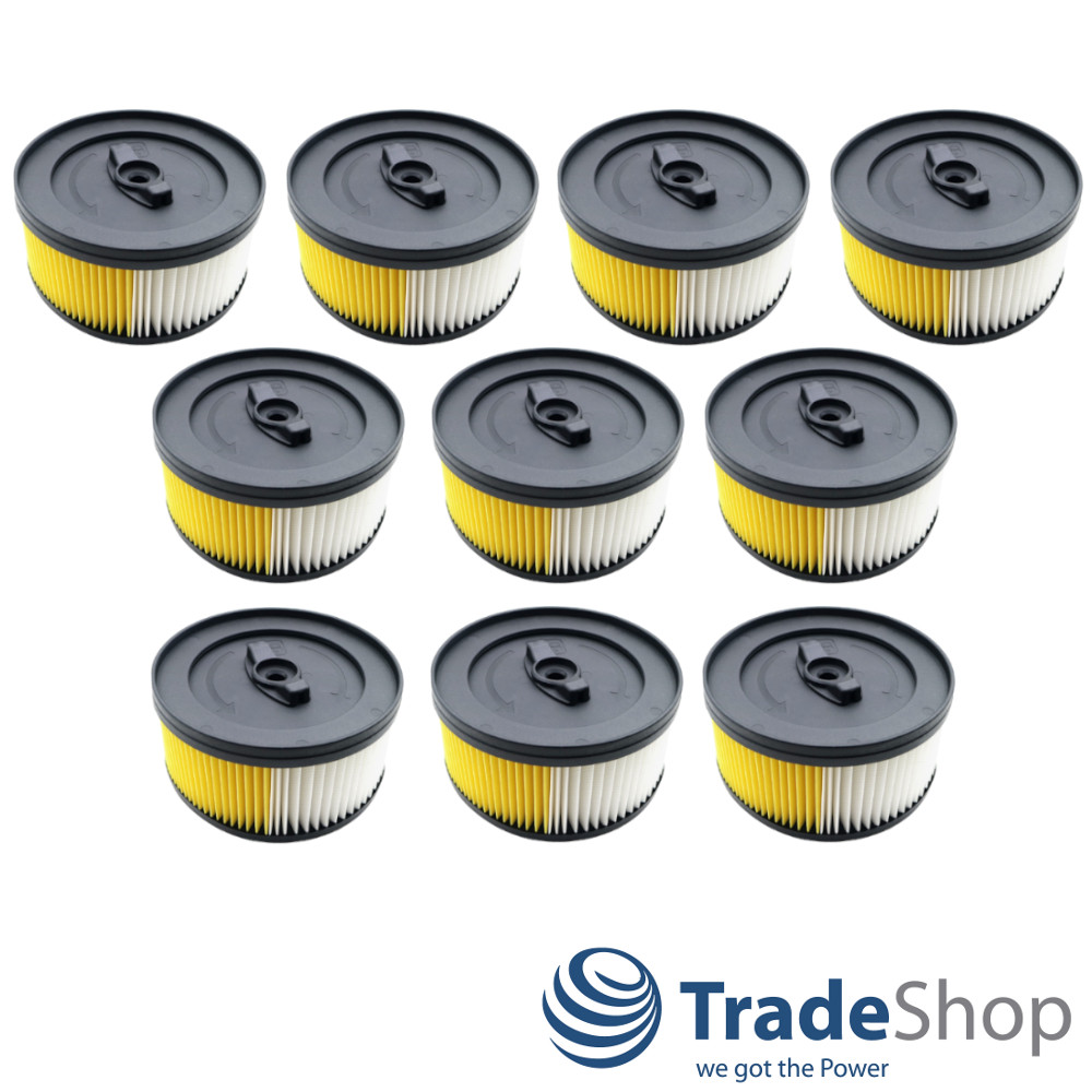 10x Nano Patronenfilter ersetzt 6.414-960.0 für Kärcher WD4 WD5 WD 4.200 uvm.