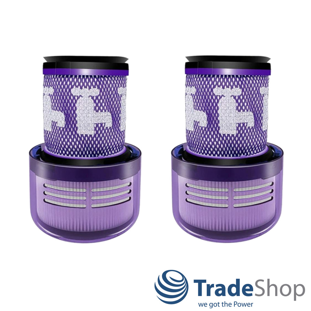 2x HEPA Vormotor-Filter für Dyson V12 Detect Slim Absolute ersetzt 971517-01
