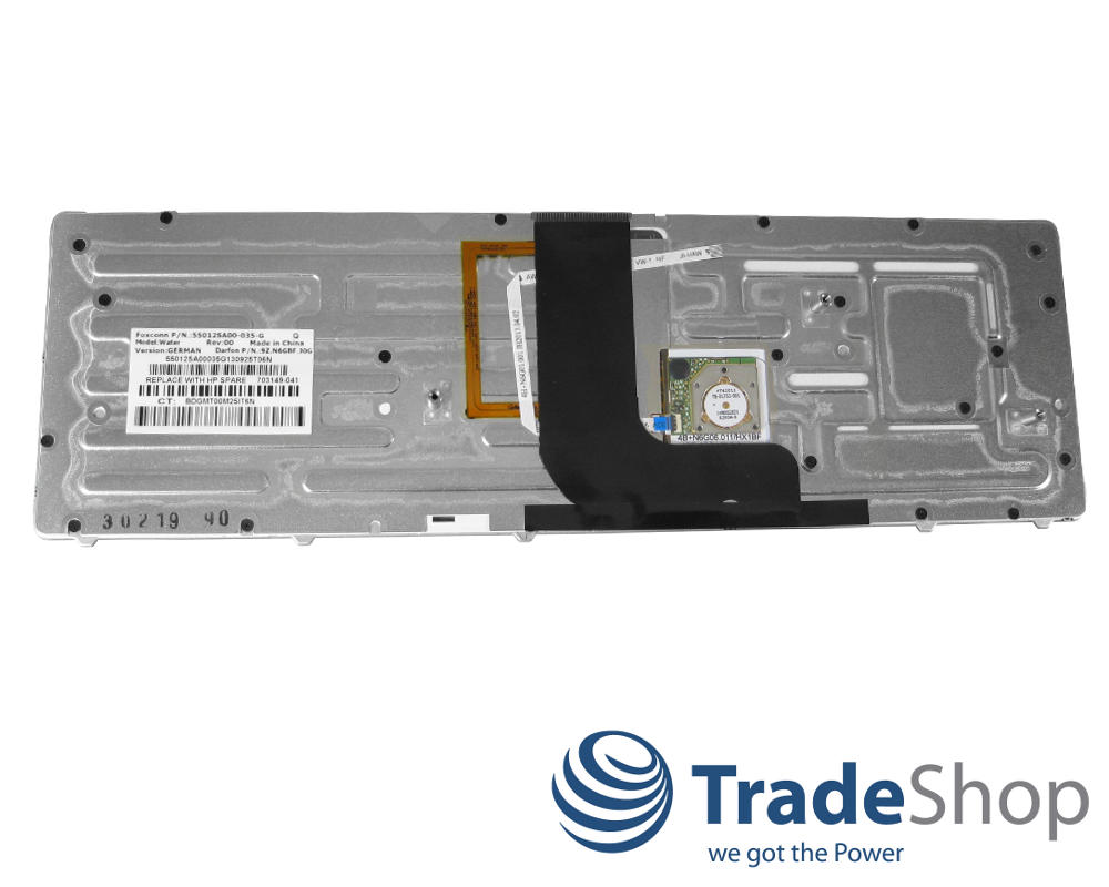 Laptop Tastatur QWERTZ DE Deutsch für HP EliteBook 8560W 8570W