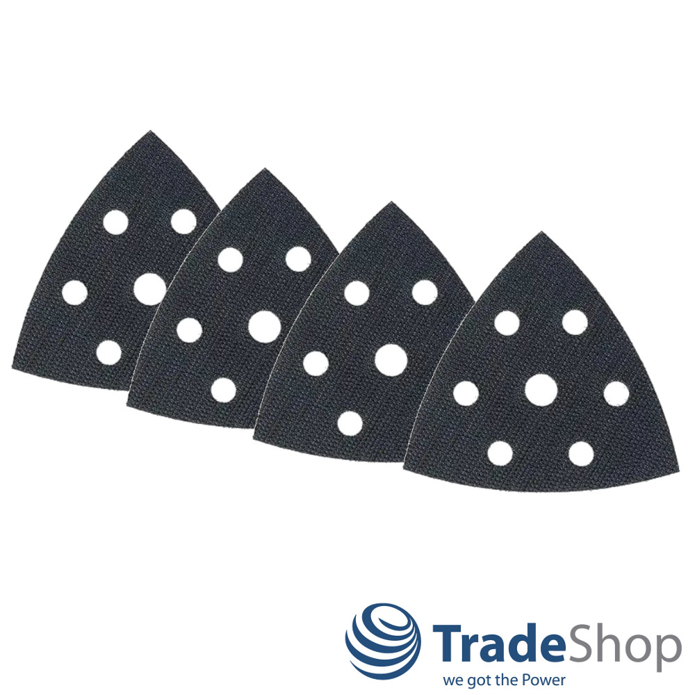 4x Ersatzklett 93x93x93mm selbstklebend Dreieck für Bosch PDA 100, PDA 120 uvm.