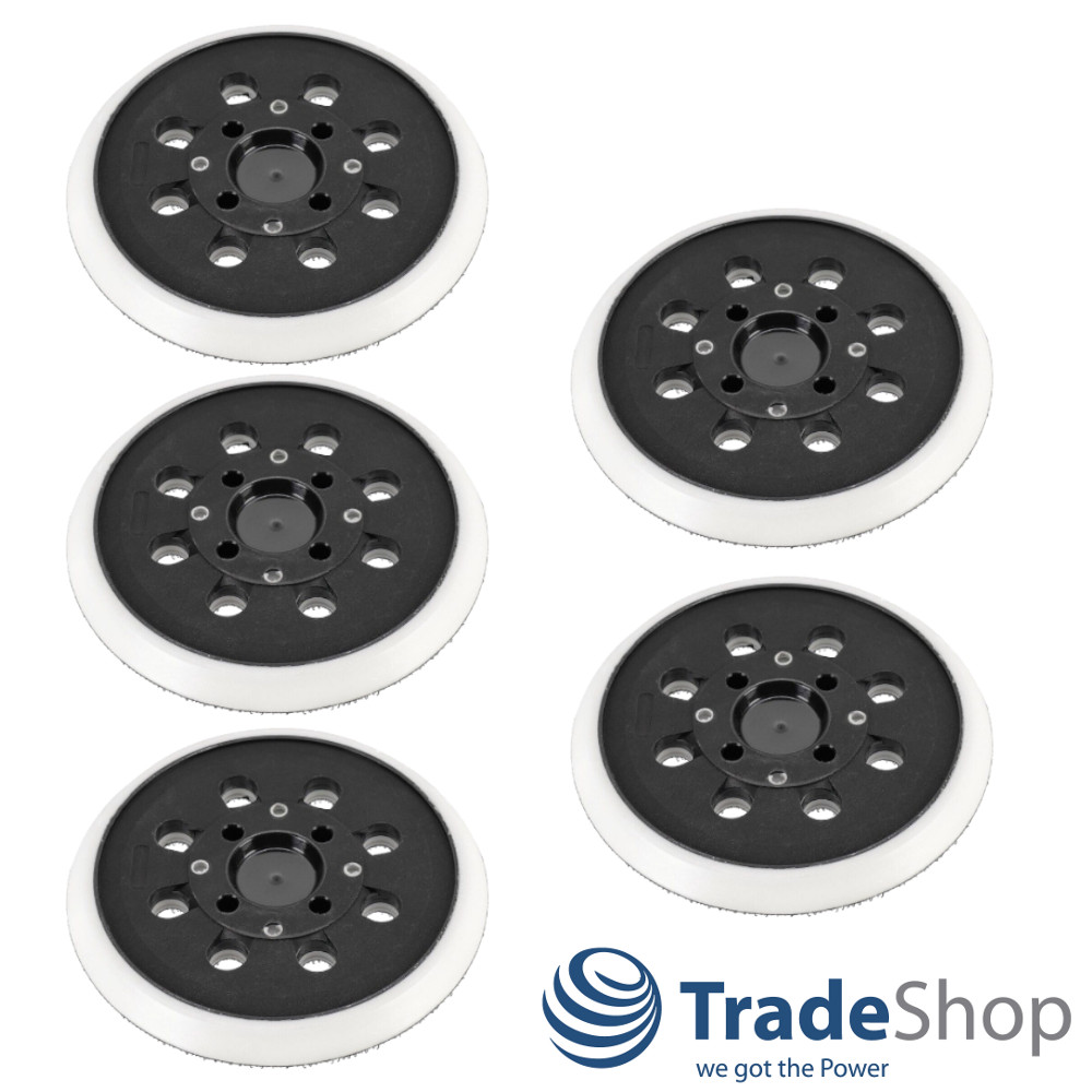 5x Ersatz Schleifteller 125mm für Bosch PEX 300 AE PEX 400 AE ersetzt 2609004175