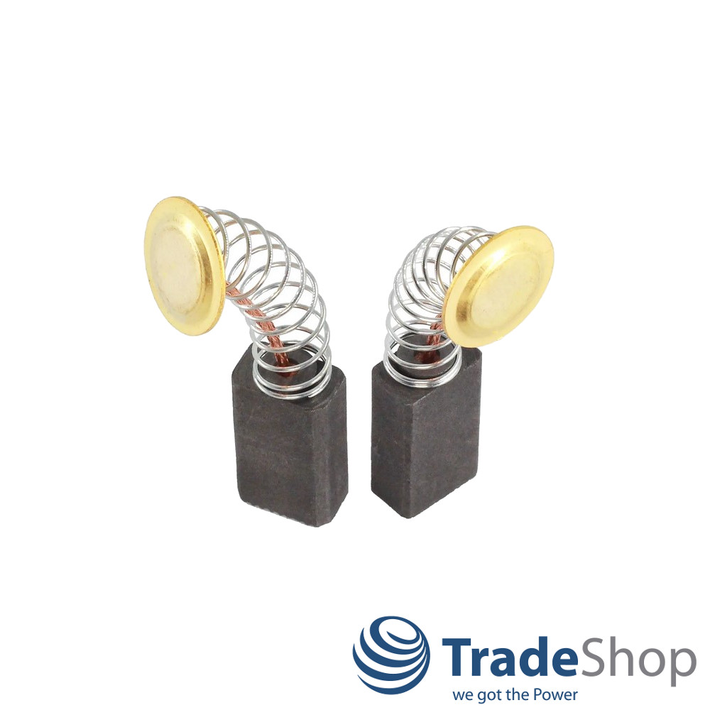 2x Motorkohlen Kohlebürsten 4,5 x 6 x 11/12,5mm für viele Winkelschleifer