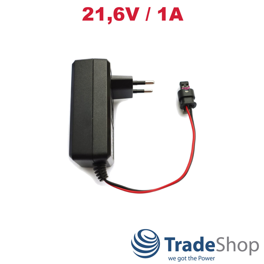 21,6V 1A Netzteil Ladegerät für Husqvarna Automower 305, Gardena Robotic R38Li