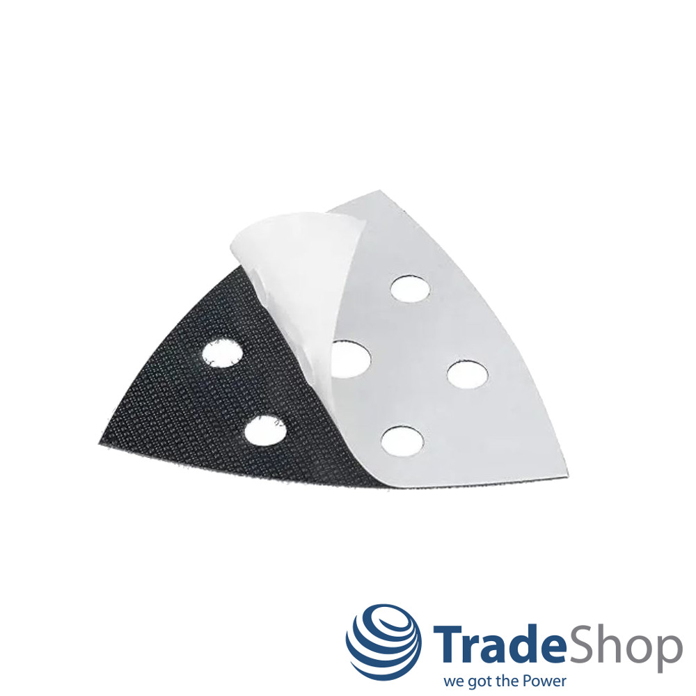6x Ersatzklett 93x93x93mm selbstklebend Dreieck für Bosch PDA 100, PDA 120 uvm.