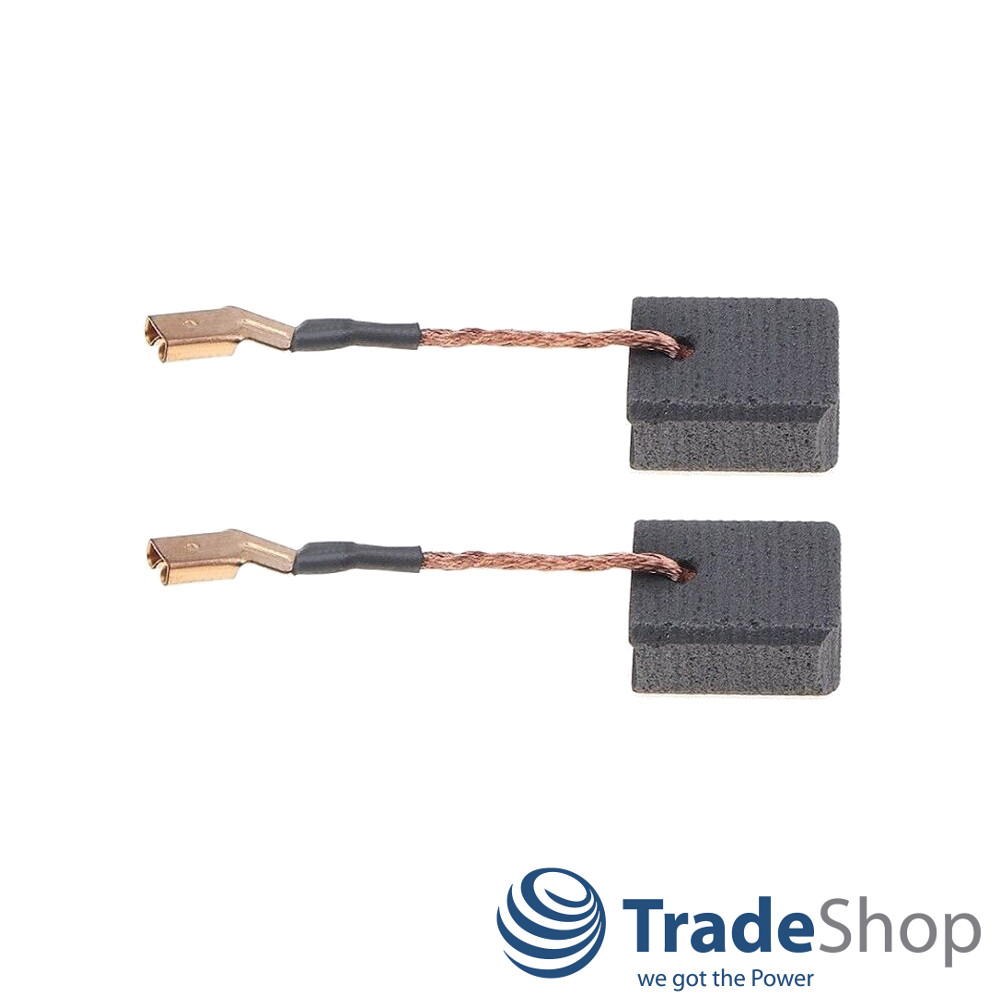 2x Kohlebürsten Motorkohlen 6,2x12x14mm für Dewalt DWE402 ersetzt N257540
