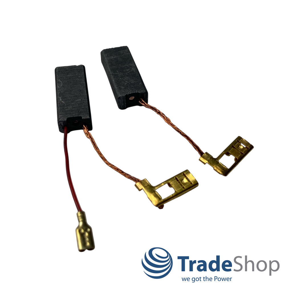 2x Motorkohlen Kohlebürsten 6x10x24mm für Dewalt DW 540, DW 545, DW 570, DW 580