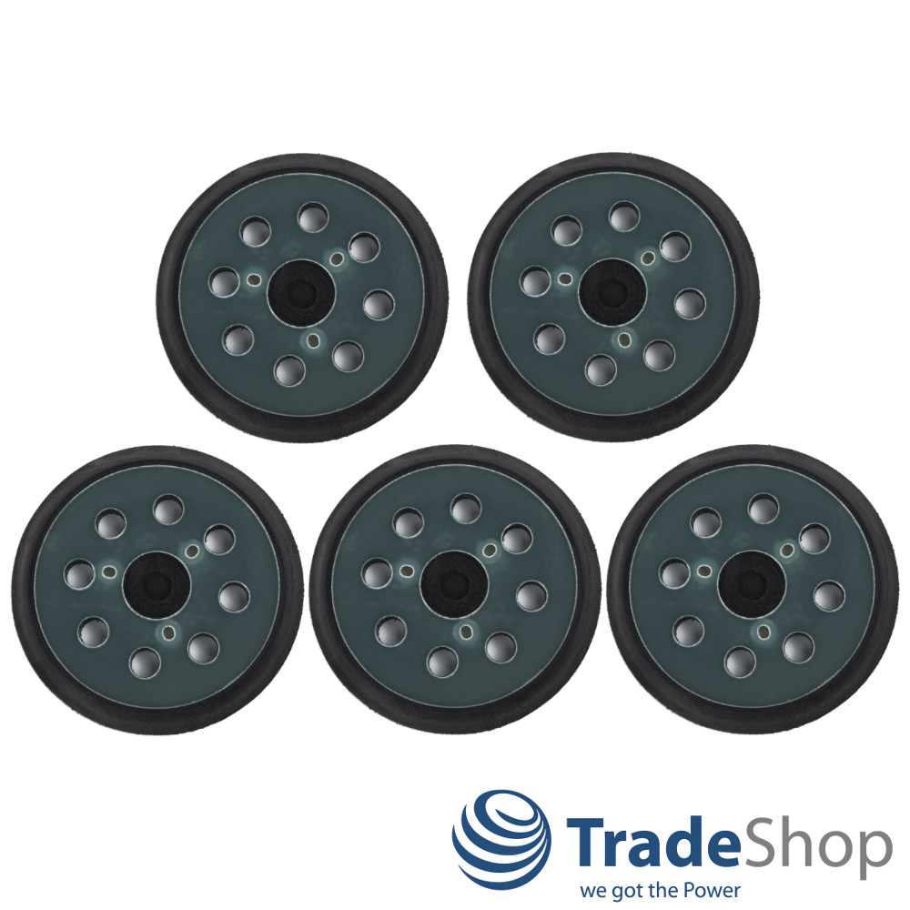 5x Schleifteller Stützteller Haftteller 125mm für Makita BO5010 BO5011 BO5020